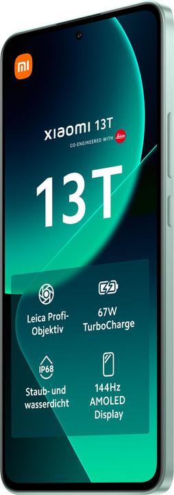 Produktbild Xiaomi 13T (256 GB, meadow green, 6.67", Dual SIM, 5G)