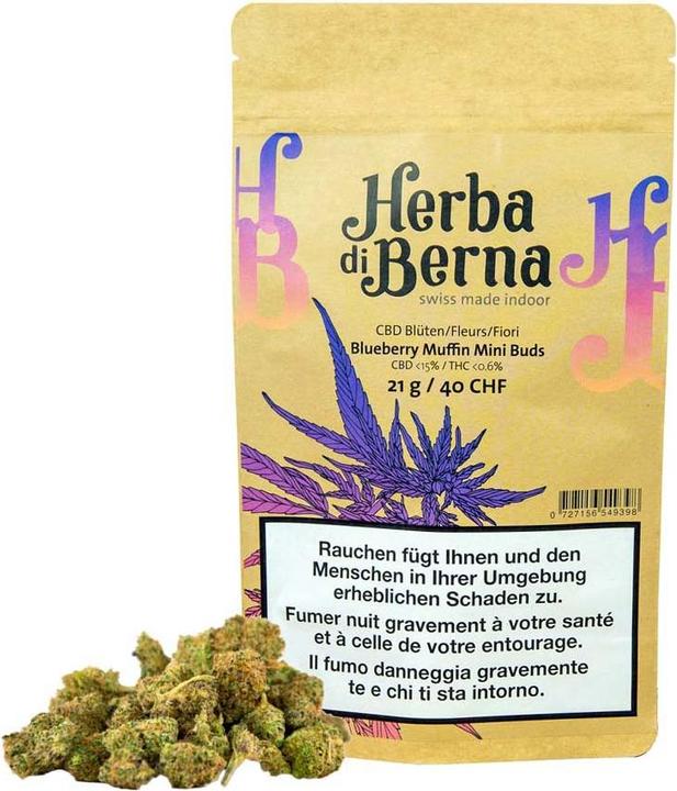 Herba di Berna Blueberry Muffin Mini-Buds (21 g, Indoor)