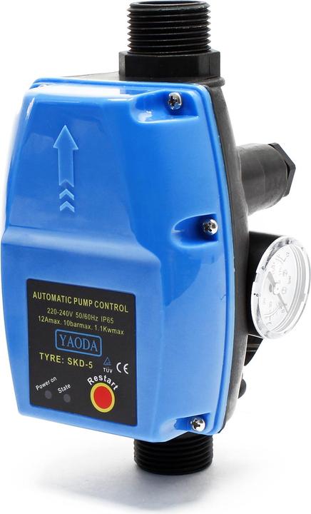 Image du produit Wiltec Pressostat SKD-5 230V Réseaux Eau domestique & Pompes monophasées Anti-marche à sec (Pompe à eau domestique)