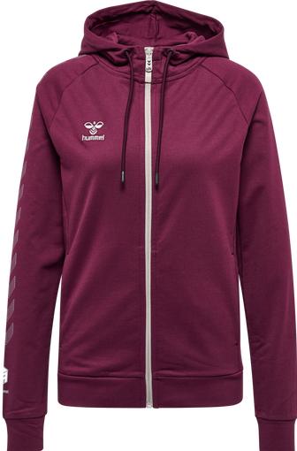 Immagine prodotto hummel Hmlmove Grid Cot. Felpa Con Cappuccio E Zip Donna (XS)