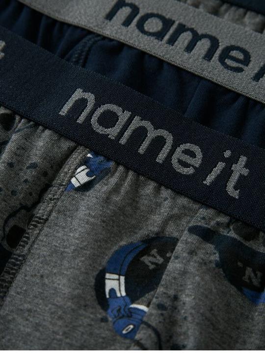 Immagine prodotto Name it Nkmboxer 3p Dark Grey Mel Skull Noos (158, 164, confezione da 3)