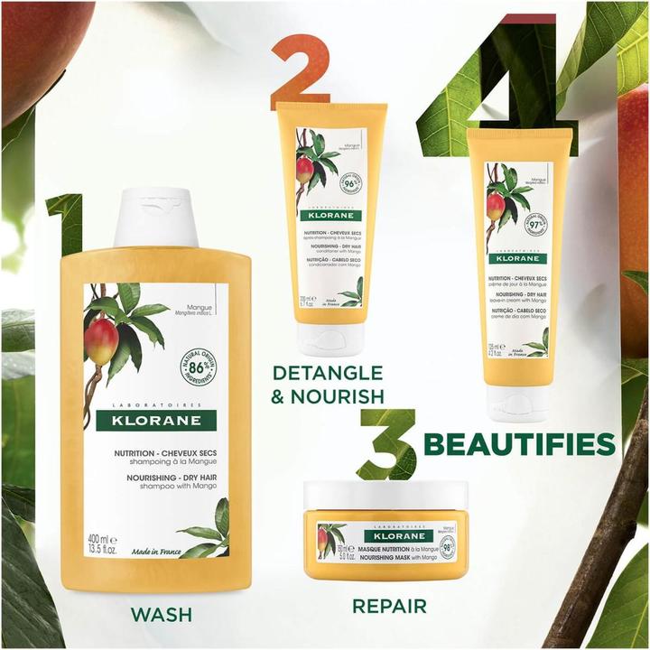 Actual product image Klorane Mango Hair Day Cream (125 ml)