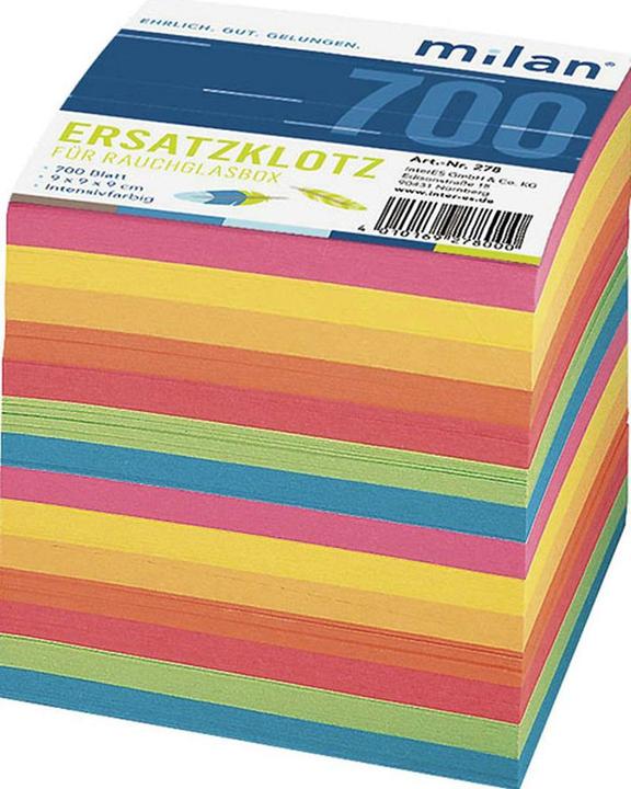 Actual product image Folia Bringmann replacement block Milan 9x9 700 (9 x 9 cm)