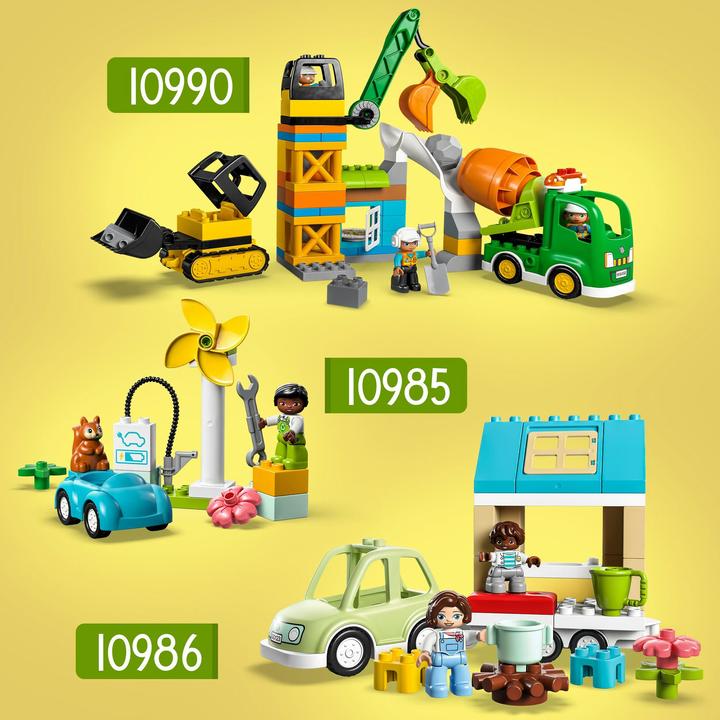 Productafbeelding LEGO 10985 Windturbine en elektrische auto (10985)