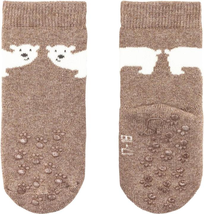 Produktbild Sterntaler Antirutsch-Socken 2er Set Eisbär Beige Gr. 17/18 (17 - 18)