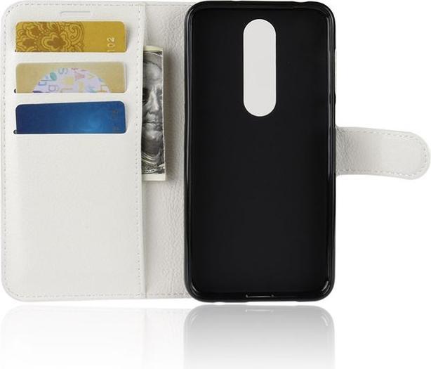 Actual product image MU Classic Litchi Leather Bookcover Series (Nokia 6.1 Plus)