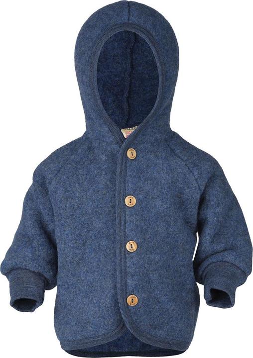 Engel Kinder Kapuzenjacke mit Holzknöpfen
