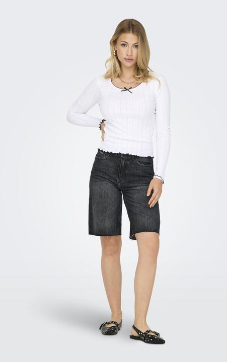 Immagine prodotto Only Vestibilità regolare Scollo rotondo Polsini elasticizzati Top Top (M)