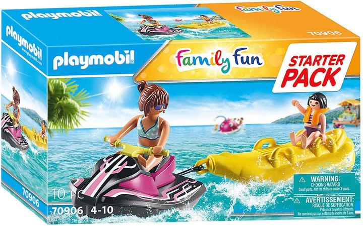 Actual product image Playmobil Starter Pack Water Scooter with Banana Boat (70906, Playmobil Family Fun)