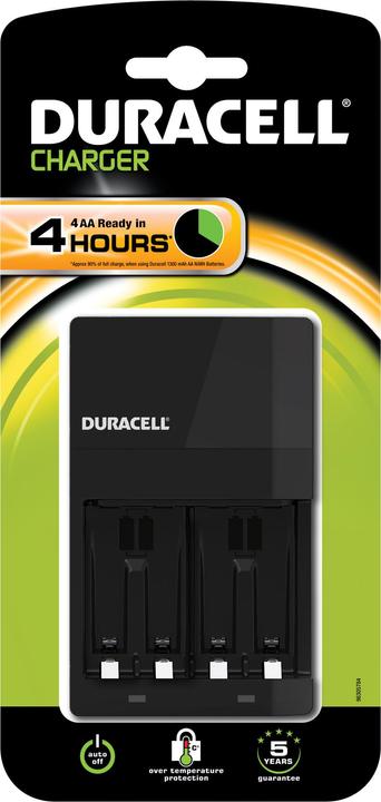 Duracell CEF14 Batterieladegerät (2 Stk., 1300 mAh, Ladegerät inkl. Akku)