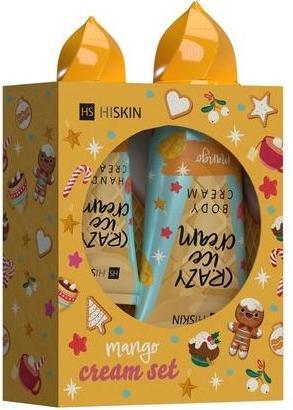 Produktbild Hiskin Hiskinset Crazy Ice Cream Handcreme Mango 60ml und Körpercreme Mango 200ml