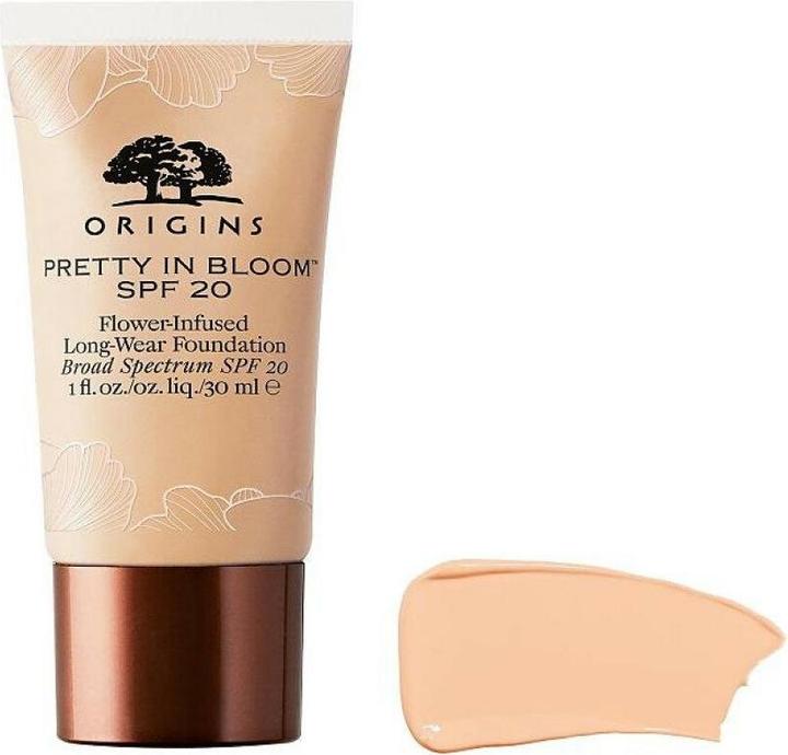 Image du produit Origins Pretty In Bloom Fond de teint longue tenue infusé de fleurs SPF20 30ml 540 Medium Deep Golden Warm (540 Medium Deep Golden Warm)