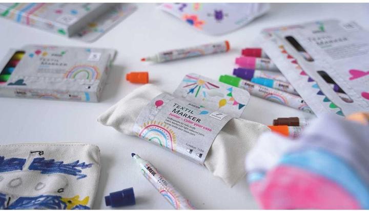 Actual product image Kreul Textile Marker Junior (Multicoloured, 4 mm, 7 x)