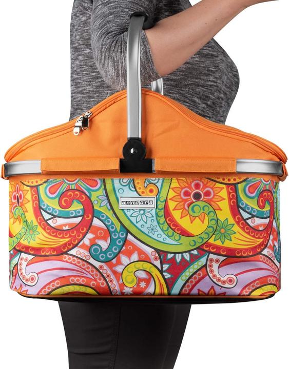 Image du produit Anndora Panier de course 25L - Paisley Orange