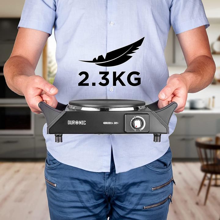 Produktbild Duronic Elektrischer Campingkocher HP1 BK