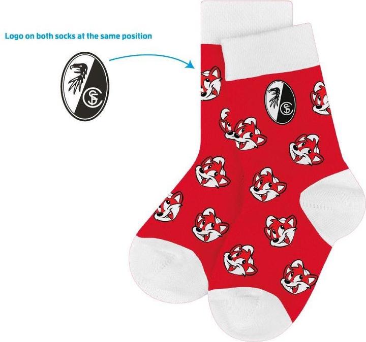 Actual product image Trade Con SC Freiburg Kindersocke 17-20 (17 - 20)