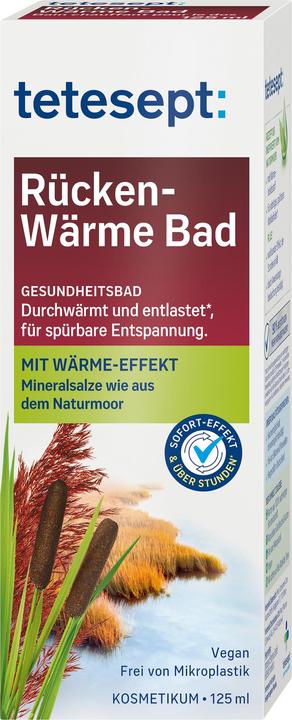 Produktbild Tetesept Rücken Wärme Bad (125 ml, Badesalz)