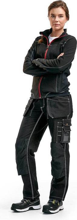 Produktbild Blakläder Damen Microfleece Jacke Modell 4924.1010 schwarz/rot (M)