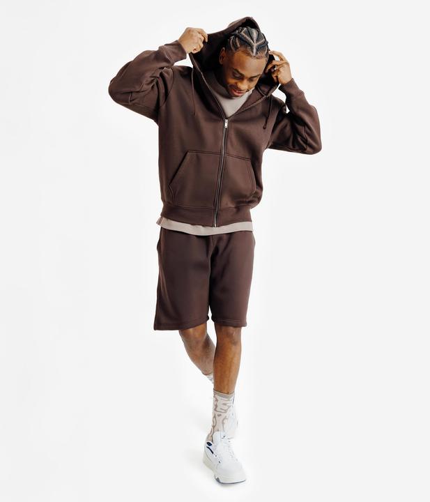 Image du produit Decathlon Sweat zippé mixte, Elementals, marron (S)