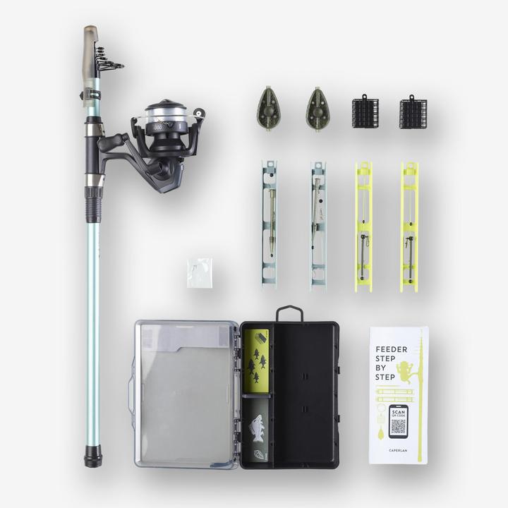Image du produit Caperlan SET SENSITIV 100 (Canne à mouche, Kit de pêche, 240 cm)