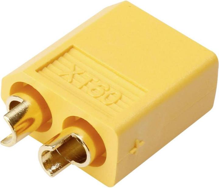 Actual product image Reely 1399717 Battery connector XT60 gold-plated 20 pcs. Special feature: gold-plated.