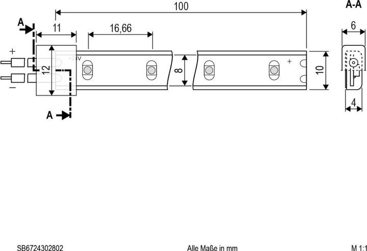 Immagine prodotto EVN-Lichttechnik Striscia LED (Bianco, 500 cm, Interno)