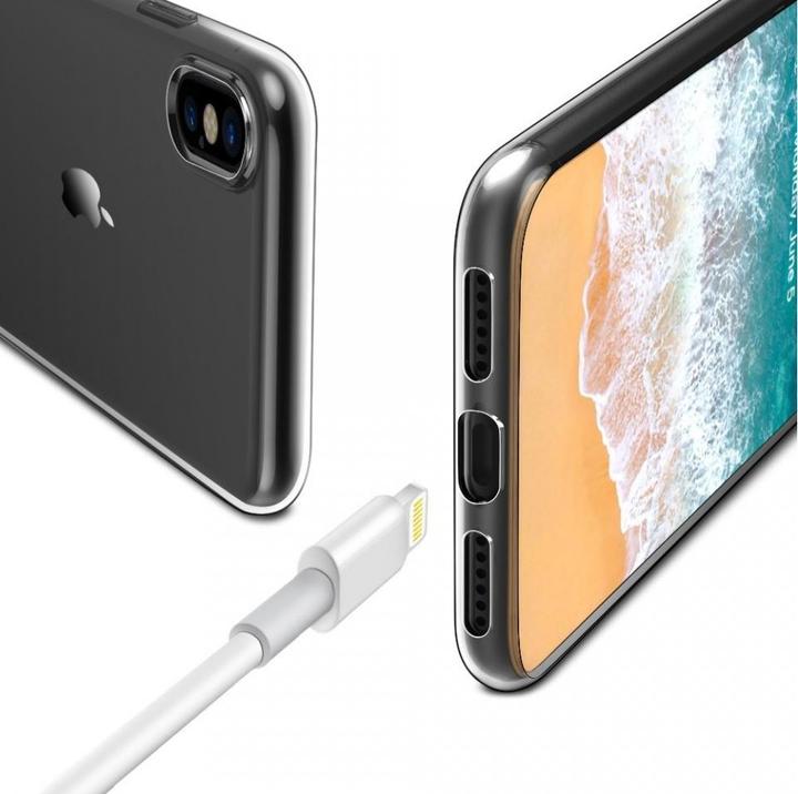 Immagine prodotto Screenguard Custodia Apple iPhone X flessibile in TPU trasparente (Apple iPhone X)