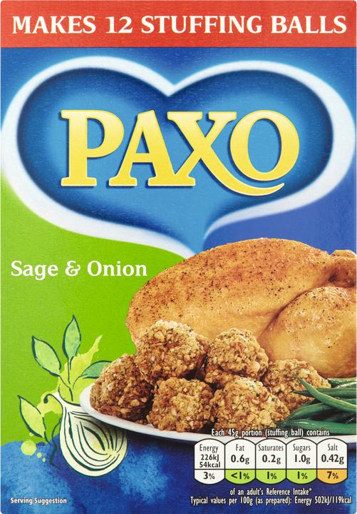 Produktbild Paxos Paxo Bratenfüllung Salbei und Zwiebeln 170g (170 g)