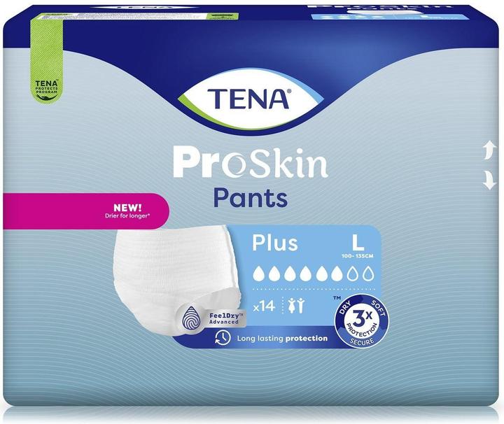 Actual product image Tena Pants Plus L (14 x, Large)