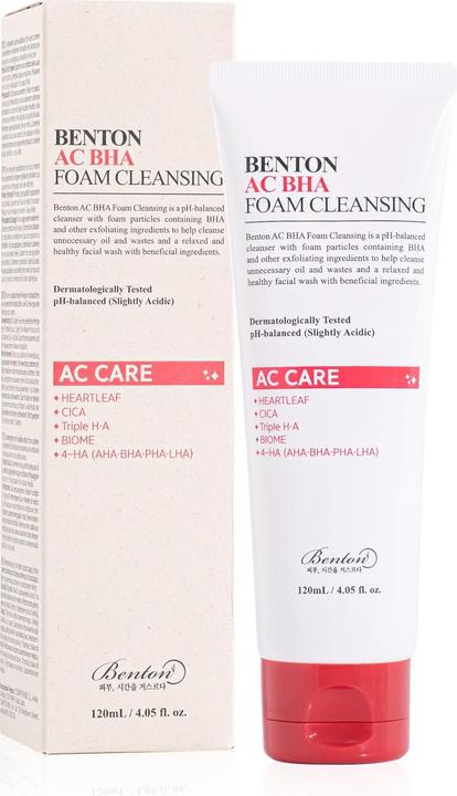 Actual product image Benton AC BHA foam cleansing (Foam, 120 ml)
