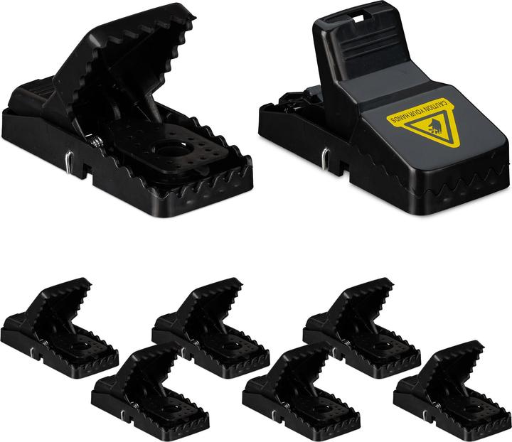 Actual product image Relaxdays Wiederverwendbare Mausefalle im 8er Set
