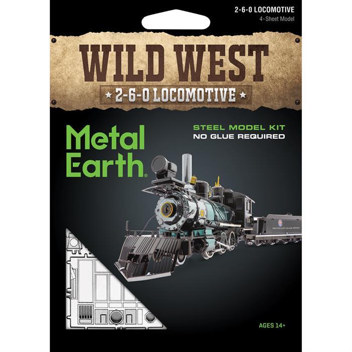 Actual product image Metal Earth Wild West 2-6-0 Locomotive
