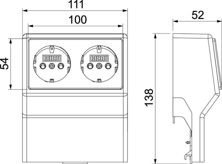 Produktbild Rehau SL Gerätetank (30 cm)