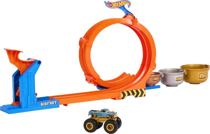 Productafbeelding Hot Wheels Monster Trucks 2-in-1 Loop & Flip Challenge