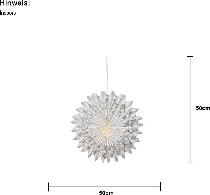 Produktbild Star Trading Papierstern Snow