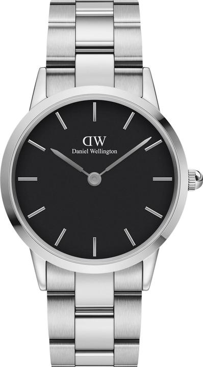 Daniel Wellington Iconic Link Black Silver (28 mm) (Analoguhr, 28 mm)