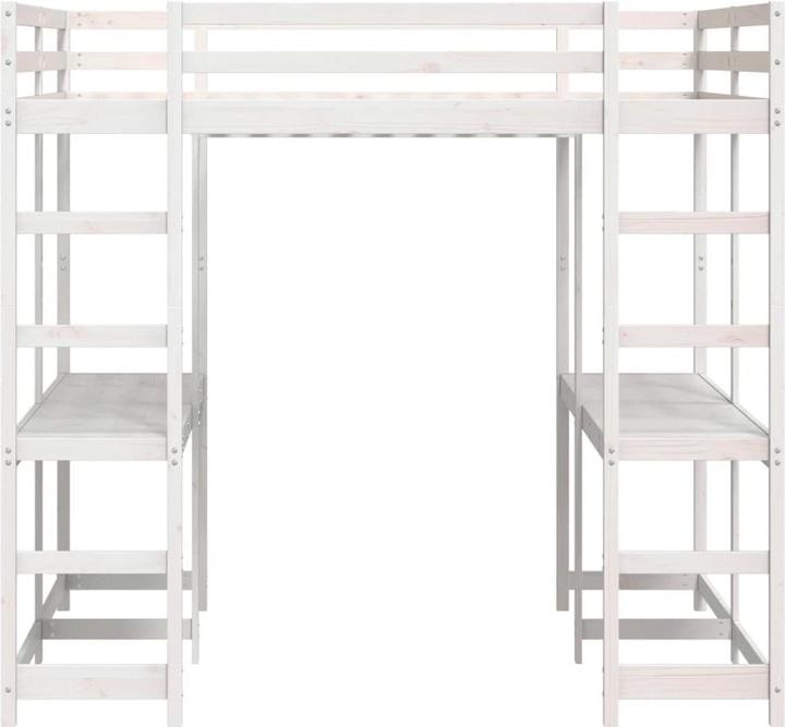 Actual product image VidaXL Loft bed with desk & ladder (160 x 200 cm)
