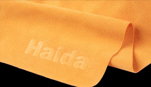 Produktbild Haida Reinigungstuch zu Objektiven in Orange
