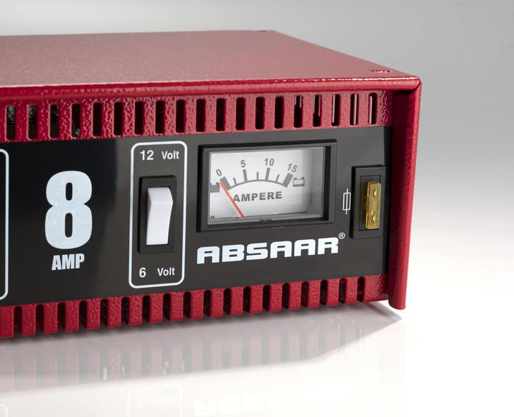 Actual product image Absaar Battery charger 8A 6/12V motorbike (12V, 6V, 8 A)