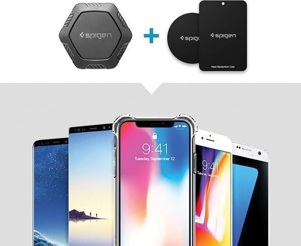 Produktbild Spigen car mount holder for CD input QS24 magnetic - black