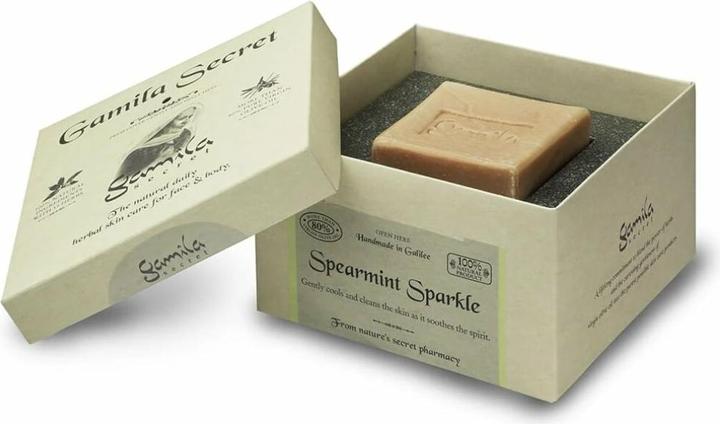 Actual product image Gamila Secret Cream Bar Spearmint Sparkle 115g (Hard soap)