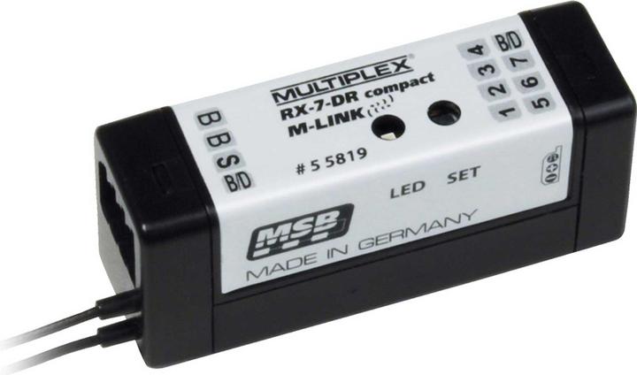 Produktbild Multiplex Empfänger RX-7-DR compact 2.4 GHz M-LINK