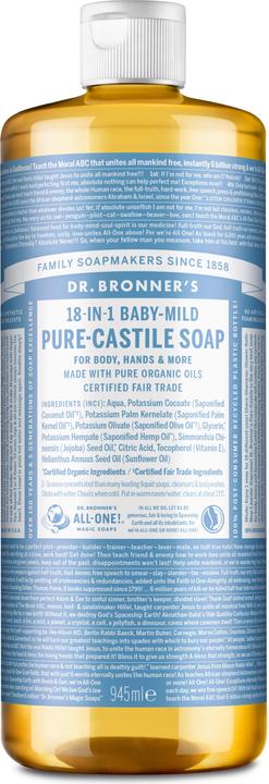 Actual product image Dr. Bronner's Pure Castile Liquid Soap (945 ml)