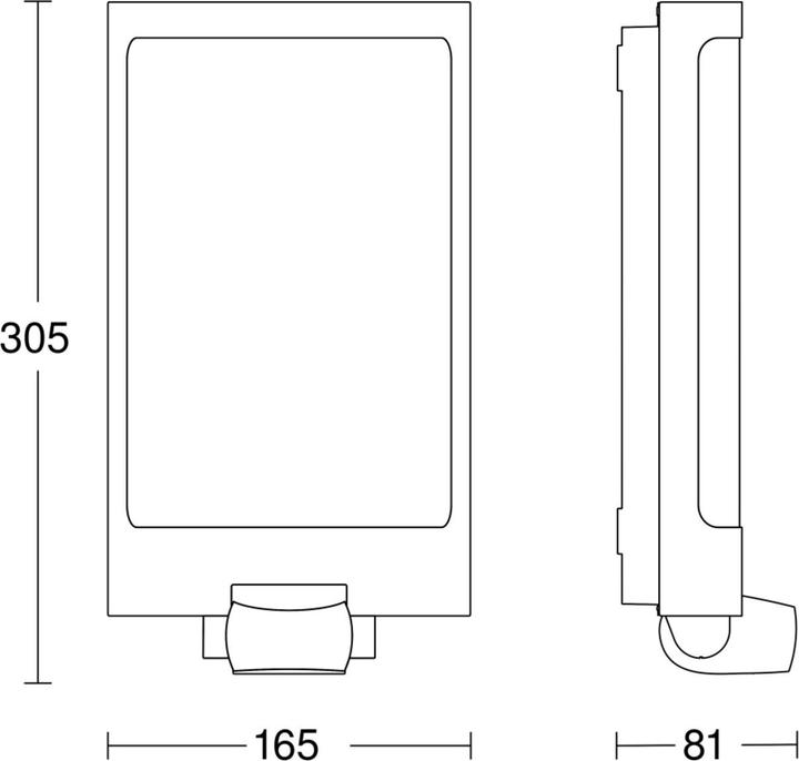 Actual product image Steinel LED sensor lamp (946 lm, IP44)