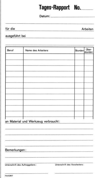 Actual product image Favorit Report books (100 x)