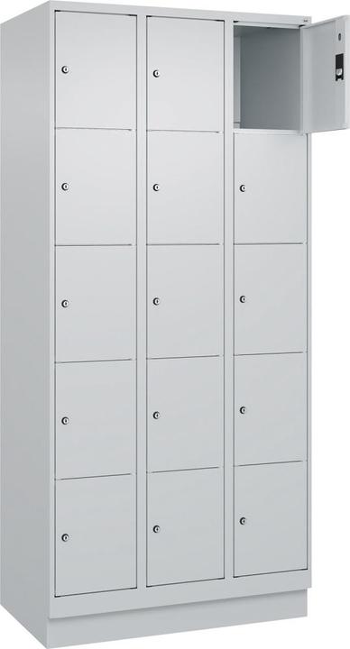 Actual product image C+P Compartment cupboard 3 compartments 5F h.grey