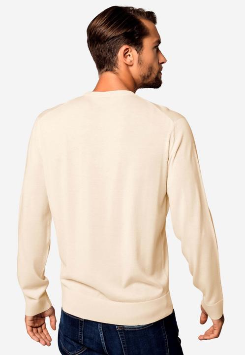 Actual product image Bellemere Pullover Pure Crew Neck Merino-Cashmere Sweater (L)