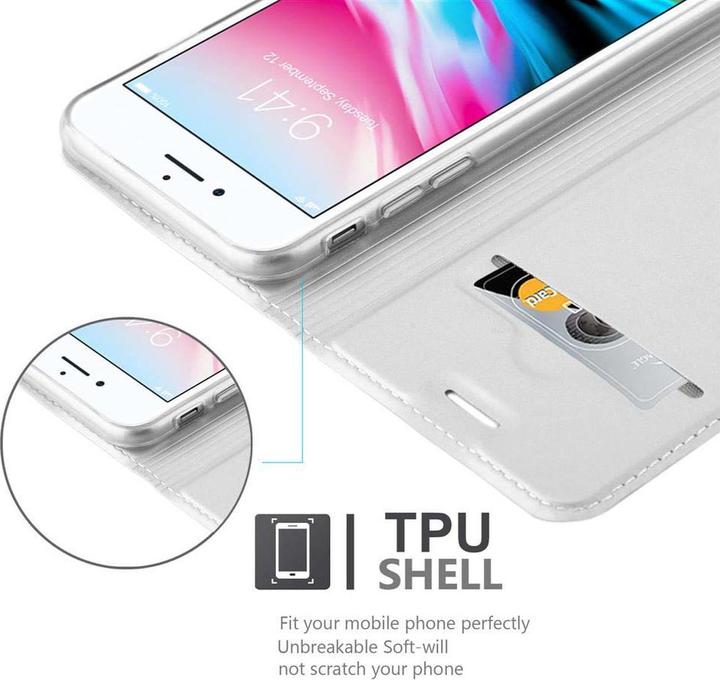 Immagine prodotto Cadorabo Copertina in stile libro di classe (Apple iPhone SE (seconda generazione), Apple iPhone 7)