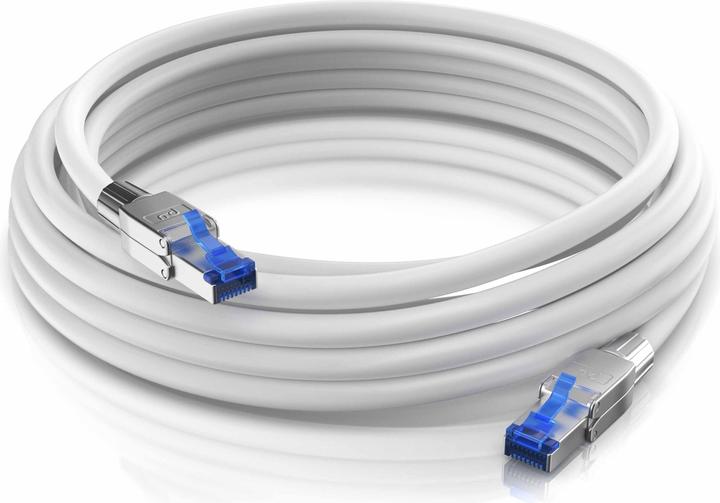 Produktbild Primewire LAN Kabel CAT.8, RJ-45, Netzwerkkabel CAT 8, Gigabit Ethernet 40 Gbit/s, S/FTP Pimf Patchkabel (S/FTP, CAT8.1, 15 m)