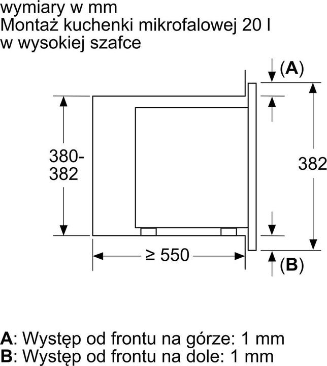 Produktbild Bosch Hausgeräte Serie 2 BEL620MB3 Mikrowelle Integriert Solo-Mikrowelle